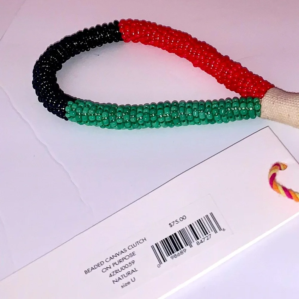 Rare-NWT - Kate Spade/Glass Beaded Clutch & Necklace - Picture 7 of 10